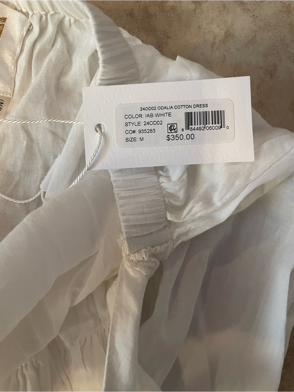 Milly Odalia Ruffled Cotton Maxi Dress Size M - Picture 6 of 6